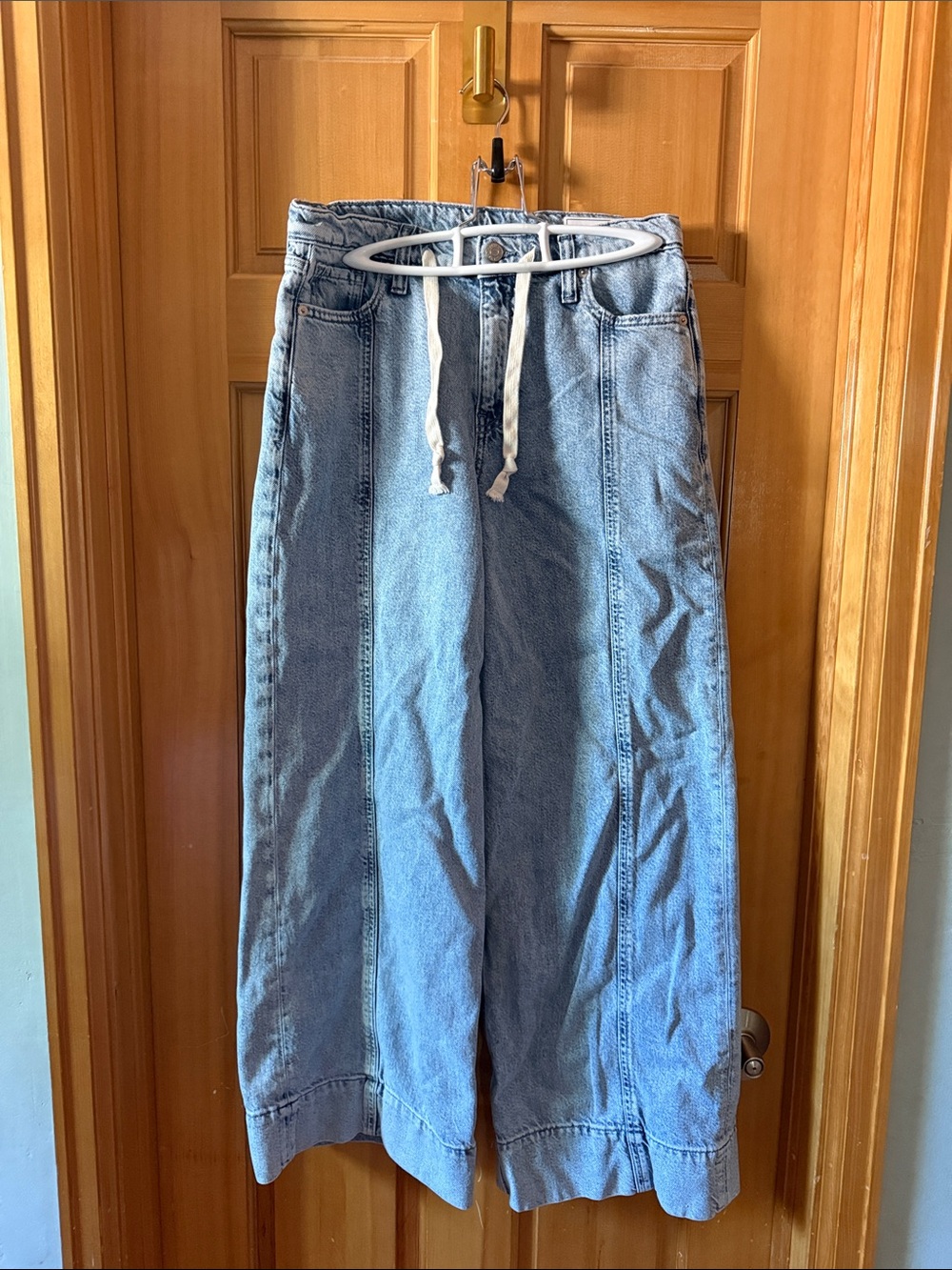 GAP Light Blue Baggy Mid-Rise Denim Jeans